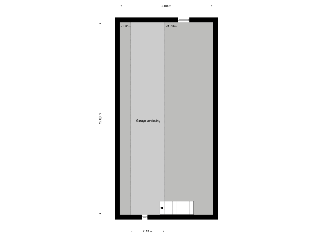 Bekijk plattegrond van Garage verdieping van Raadhuisstraat 20