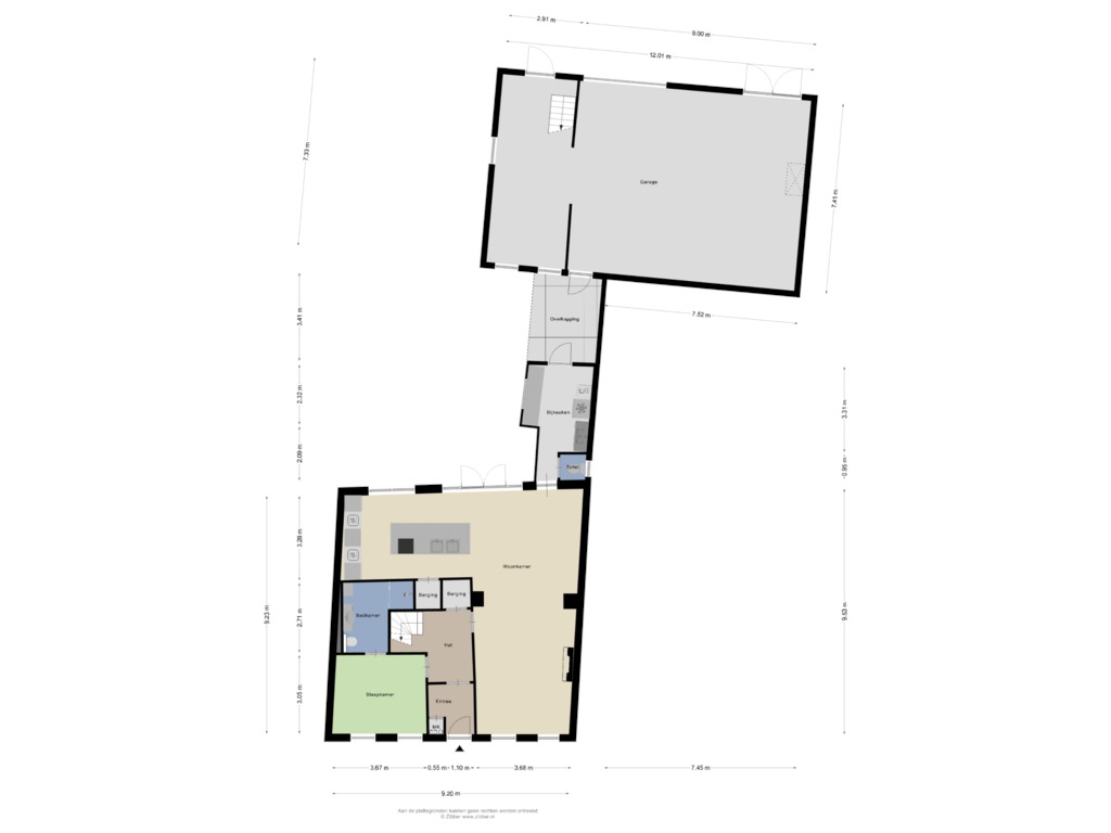 Bekijk plattegrond van Begane grond van Voorstraat 11