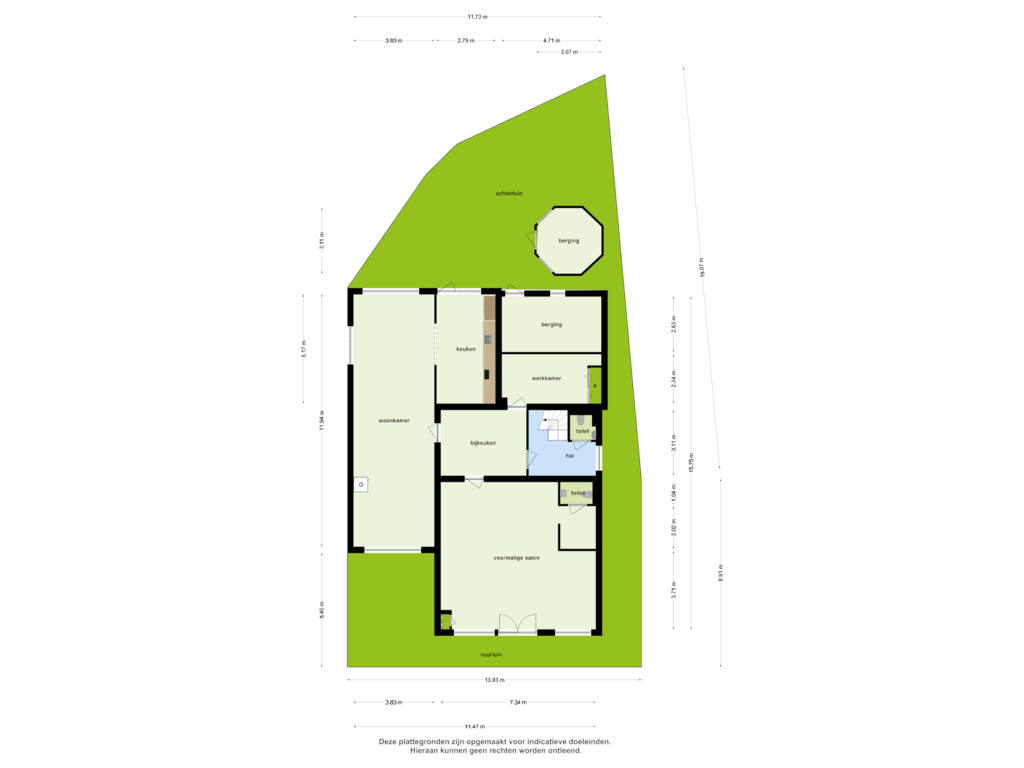 View floorplan of Woning overzicht of Gemullehoekenweg 51