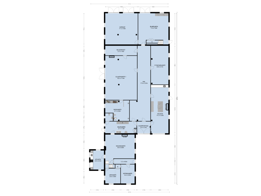 Bekijk plattegrond van Begane Grond van Holderbergsestraat 2