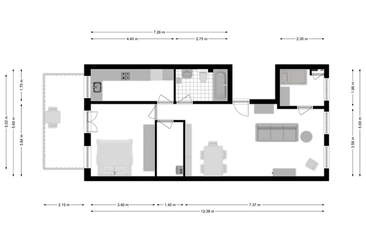 Bekijk foto 37 van Blasiusstraat 45-I