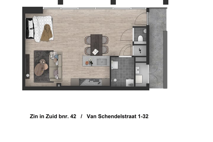 View photo 2 of Van Schendelstraat 1--32