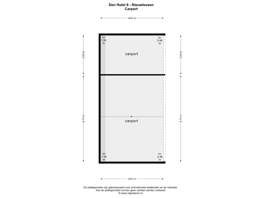 Bekijk plattegrond van CARPORT van Den Hulst 8