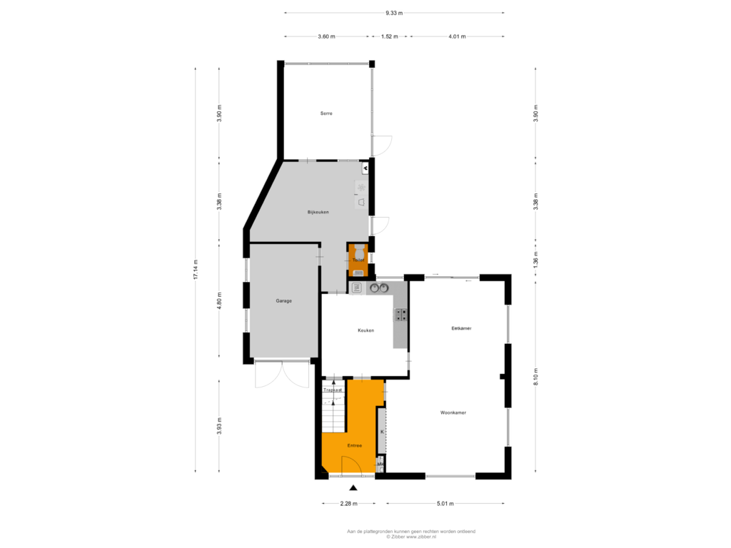 View floorplan of Begane grond of Nieuwstraat 67