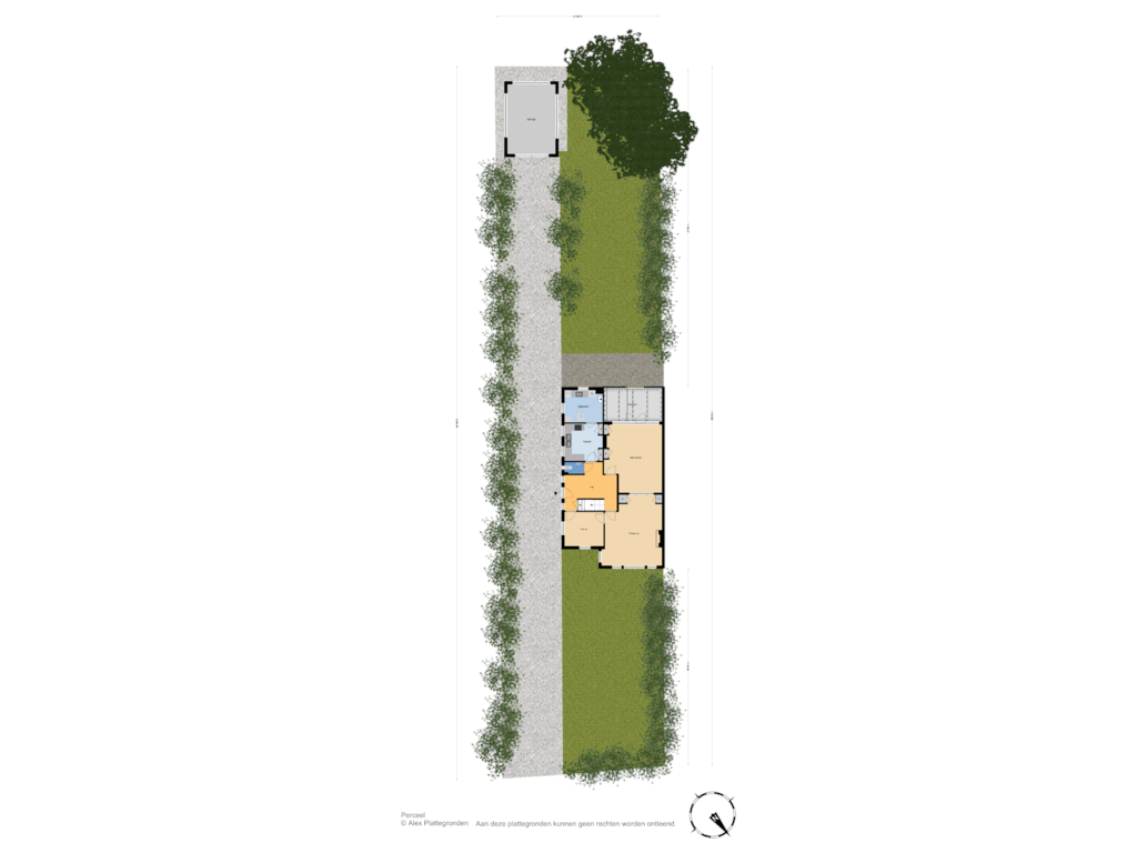 View floorplan of Perceel of Lange Kerkdam 78