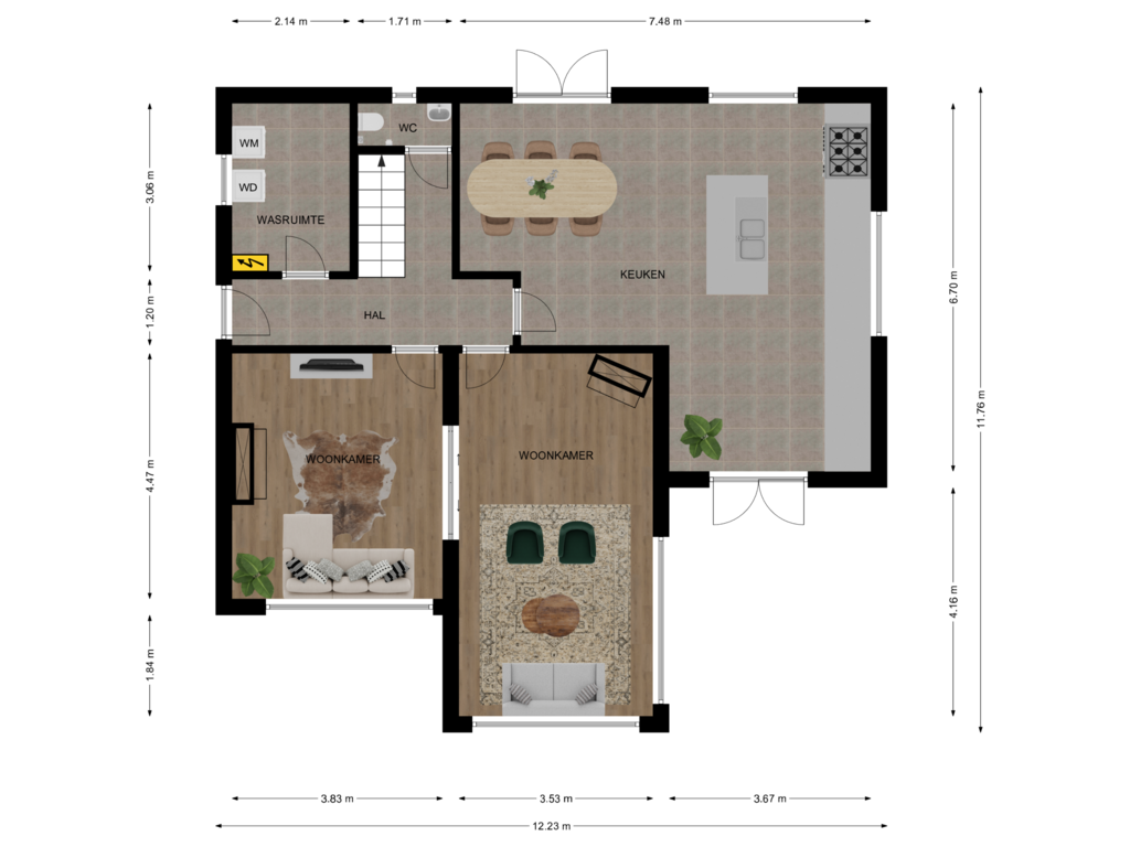 Bekijk plattegrond van First floor van Op de Kamp 1