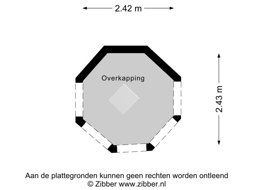 Bekijk plattegrond van Overkapping van Dorpsstraat 35