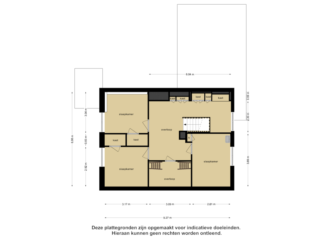 Bekijk plattegrond van Eerste Verdieping van Nieuwstraat 33