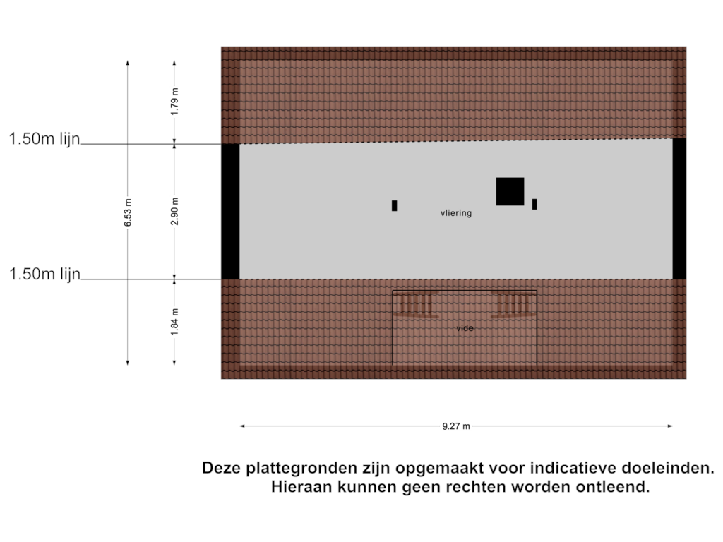 Bekijk plattegrond van Tweede Verdieping van Nieuwstraat 33