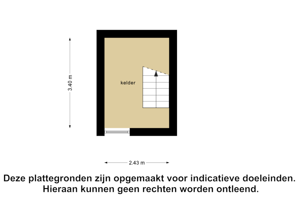 Bekijk plattegrond van Kelder van Nieuwstraat 33