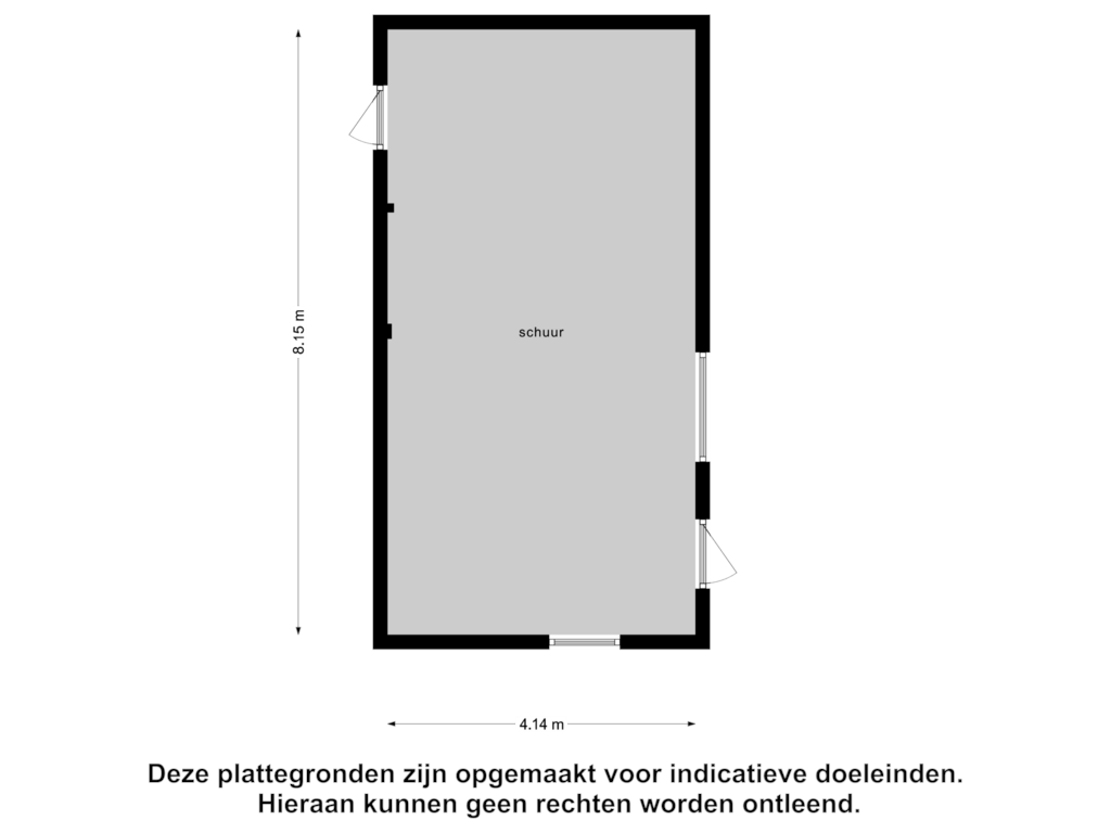 Bekijk plattegrond van Schuur van Nieuwstraat 33