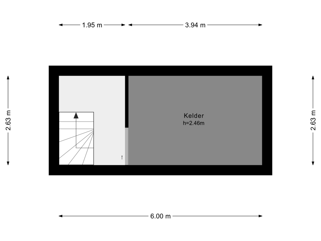 Bekijk plattegrond van Kelder van Hoorn 90