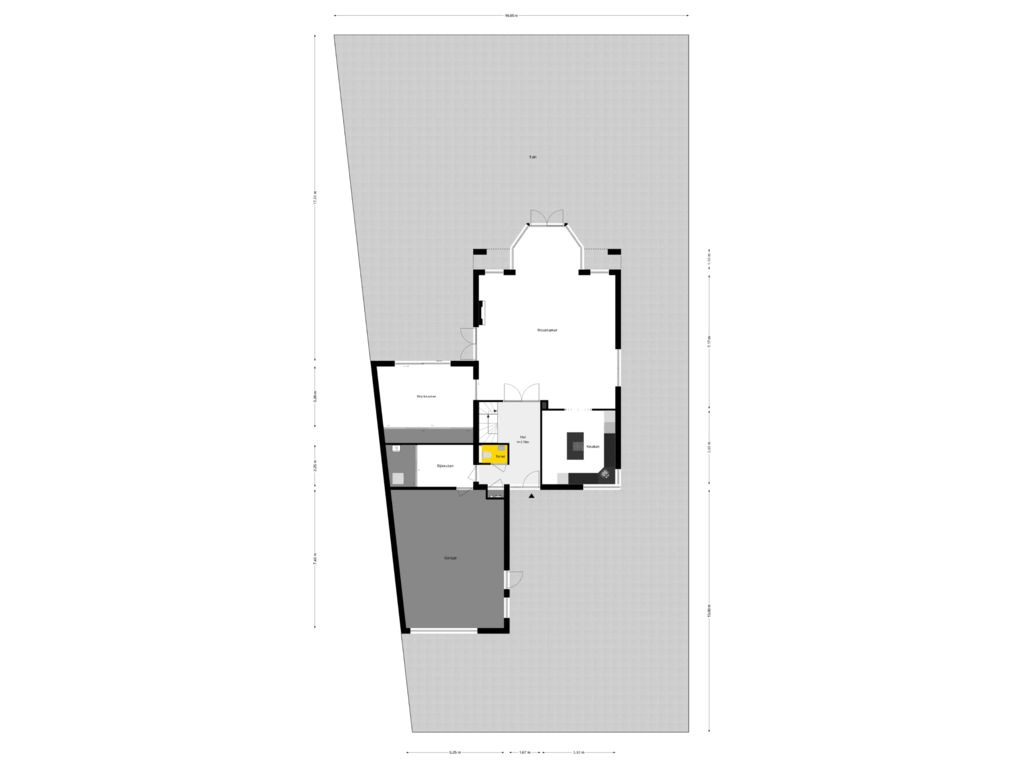 Bekijk plattegrond van Perceel van Hoorn 90