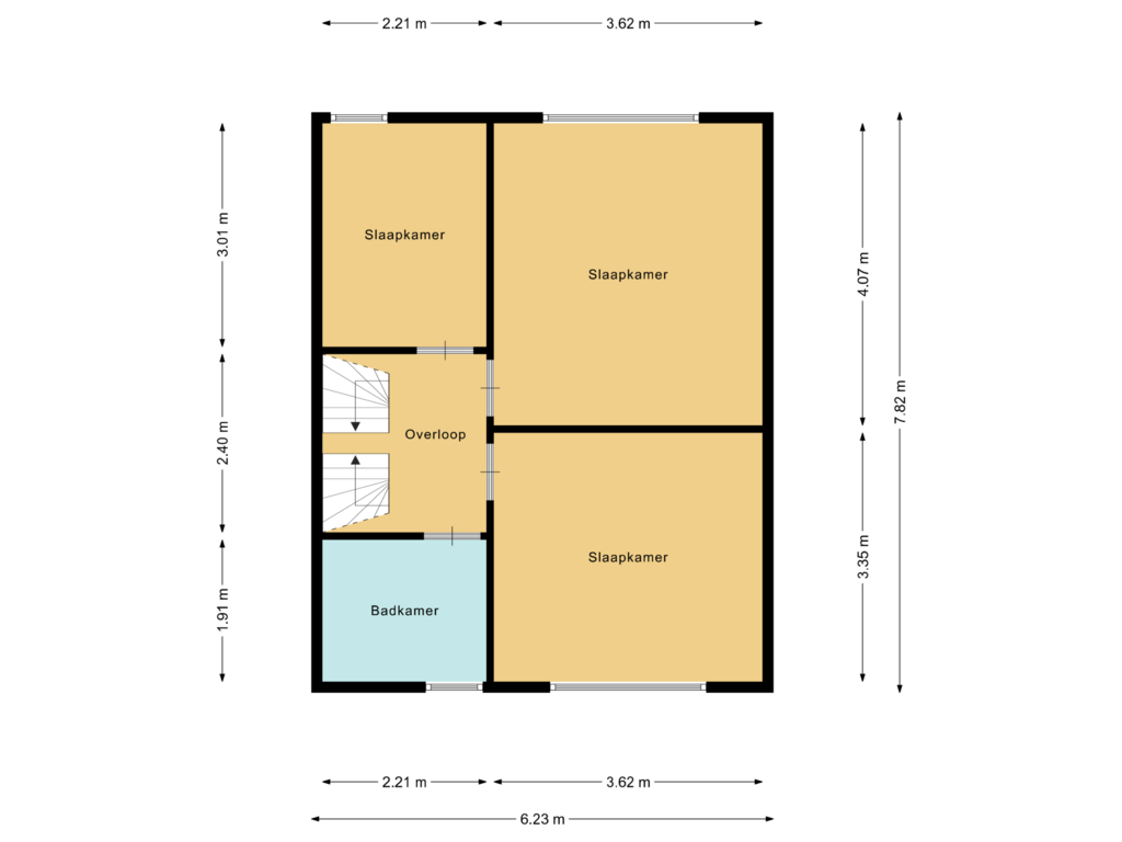 Bekijk plattegrond van Floor 1 van Schipperswegeling 33