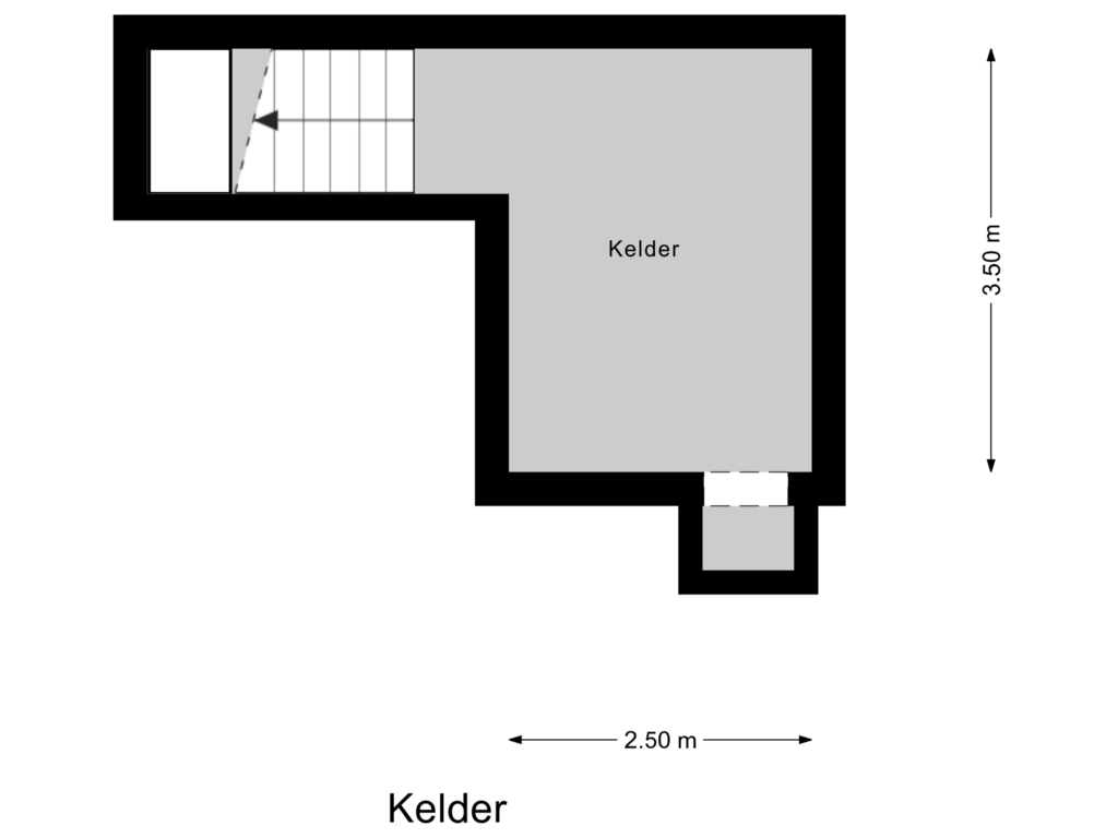 Bekijk plattegrond van Kelder van Turnhoutseweg 2