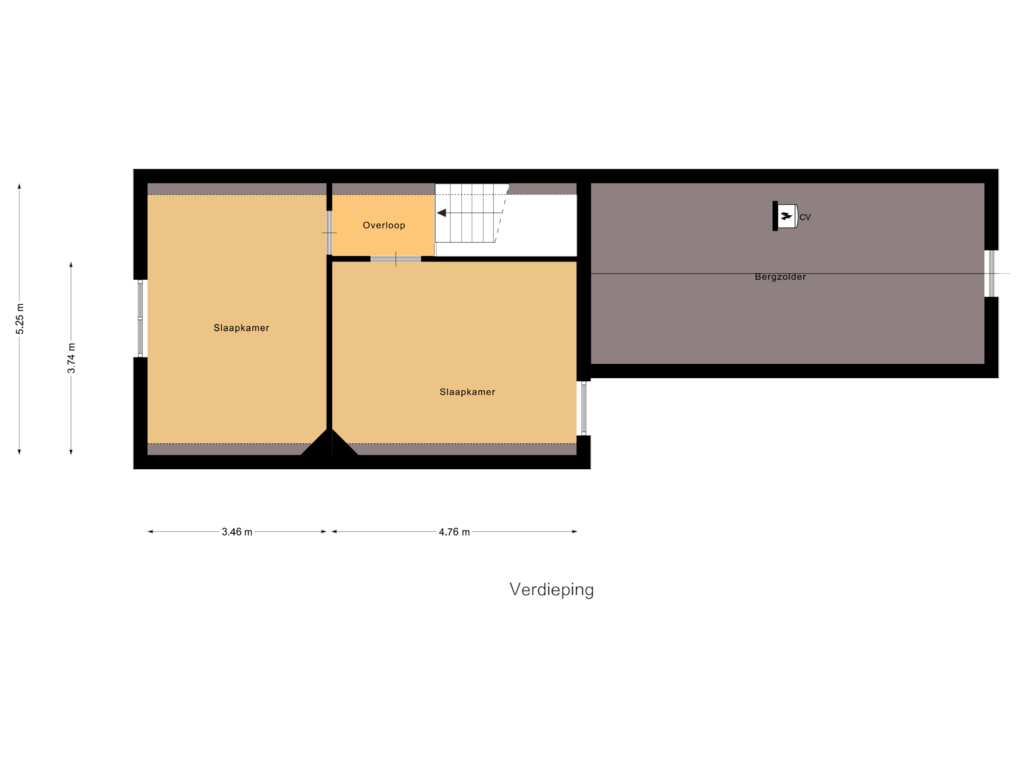 Bekijk plattegrond van Verdieping van Turnhoutseweg 2