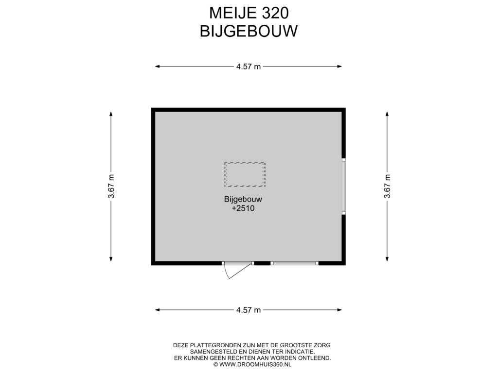 View floorplan of Bijgebouw of Meije 320