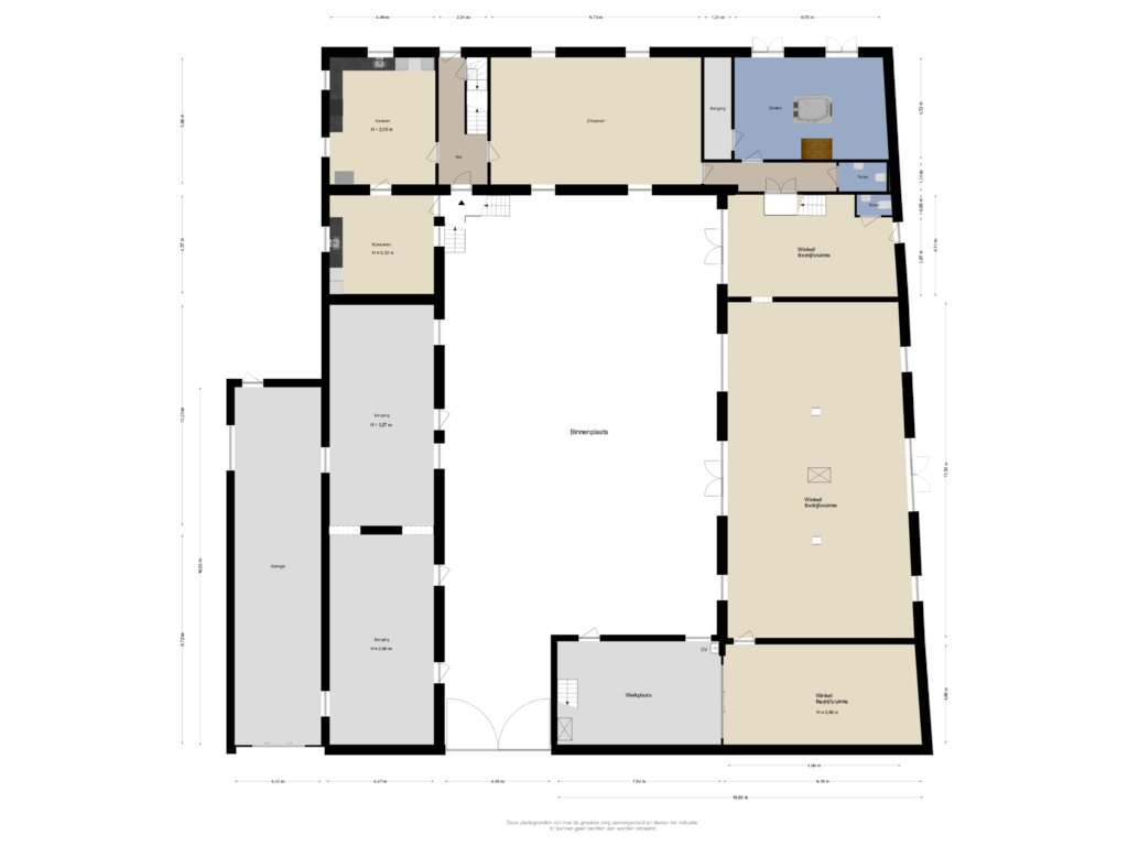 Bekijk plattegrond van Begane grond van Brunssummerstraat 46