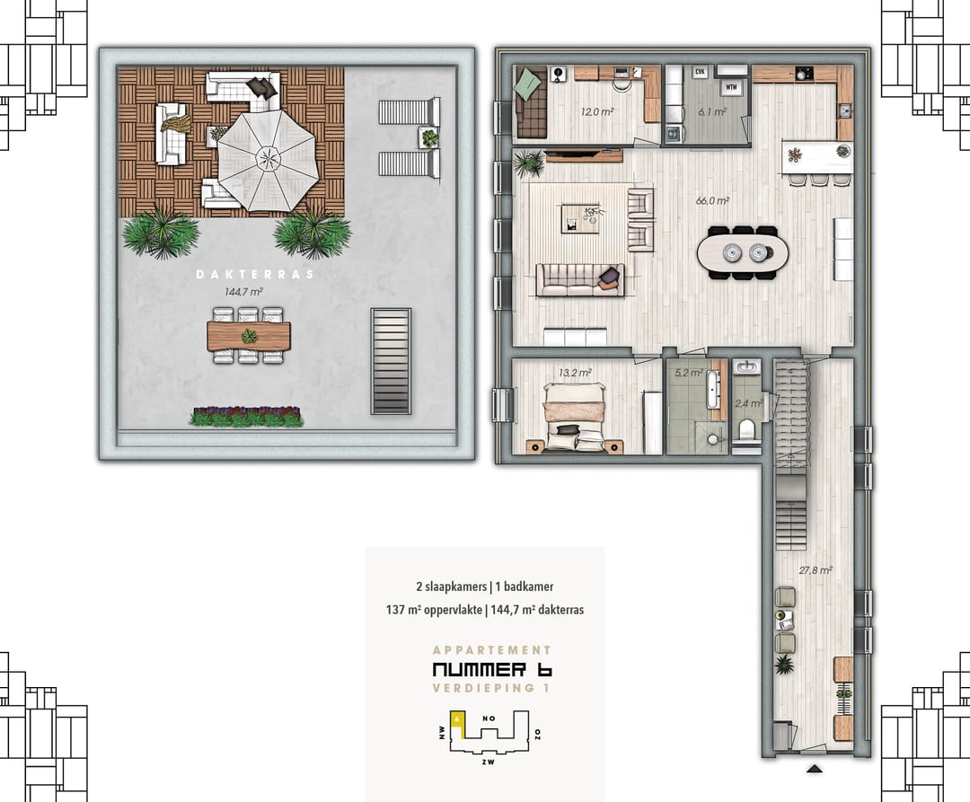 Foto 2 van Brouwenaarstraat 2-E