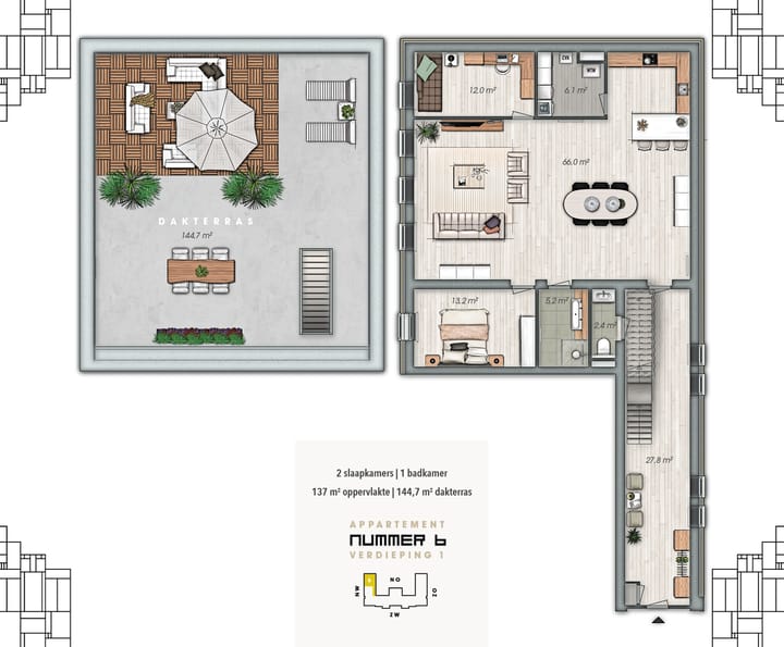 Foto 2 van Brouwenaarstraat 2-E