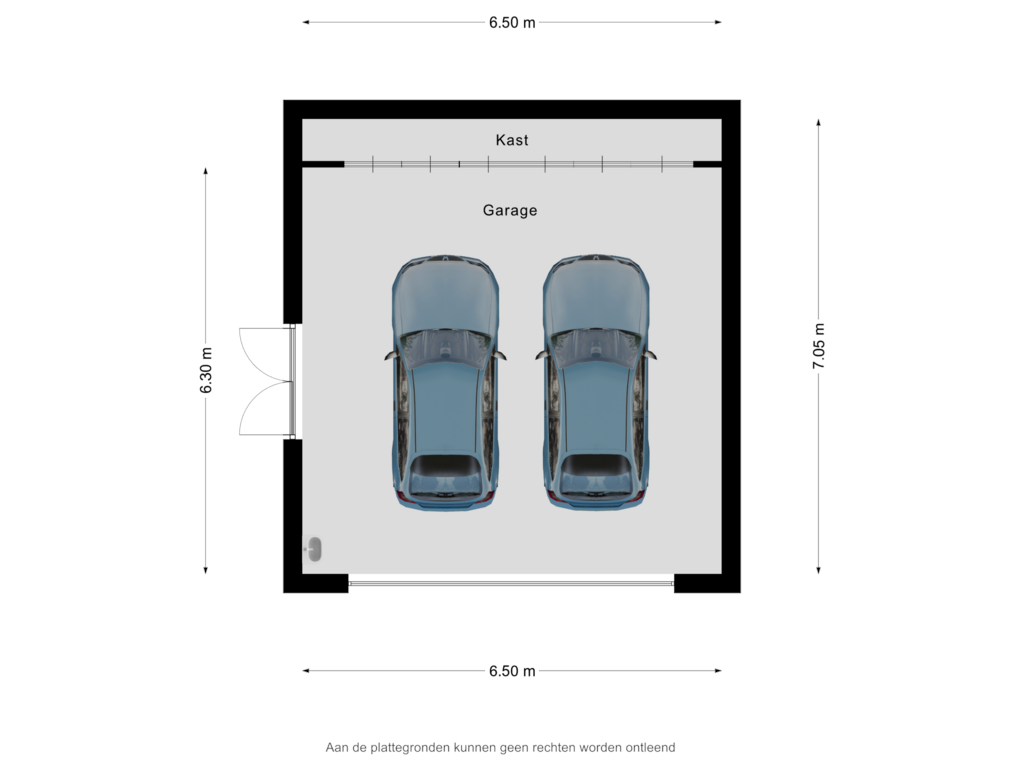 Bekijk plattegrond van GARAGE van Valkenisseweg 49-C