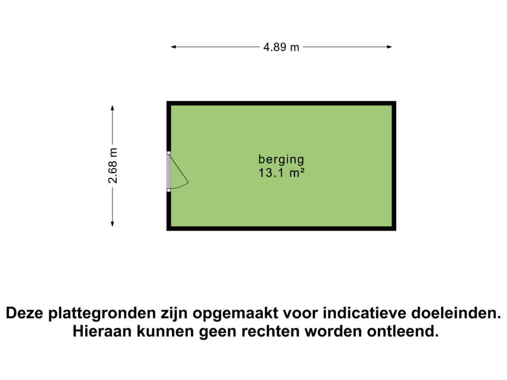 Bekijk plattegrond van Berging van De Stelling 17