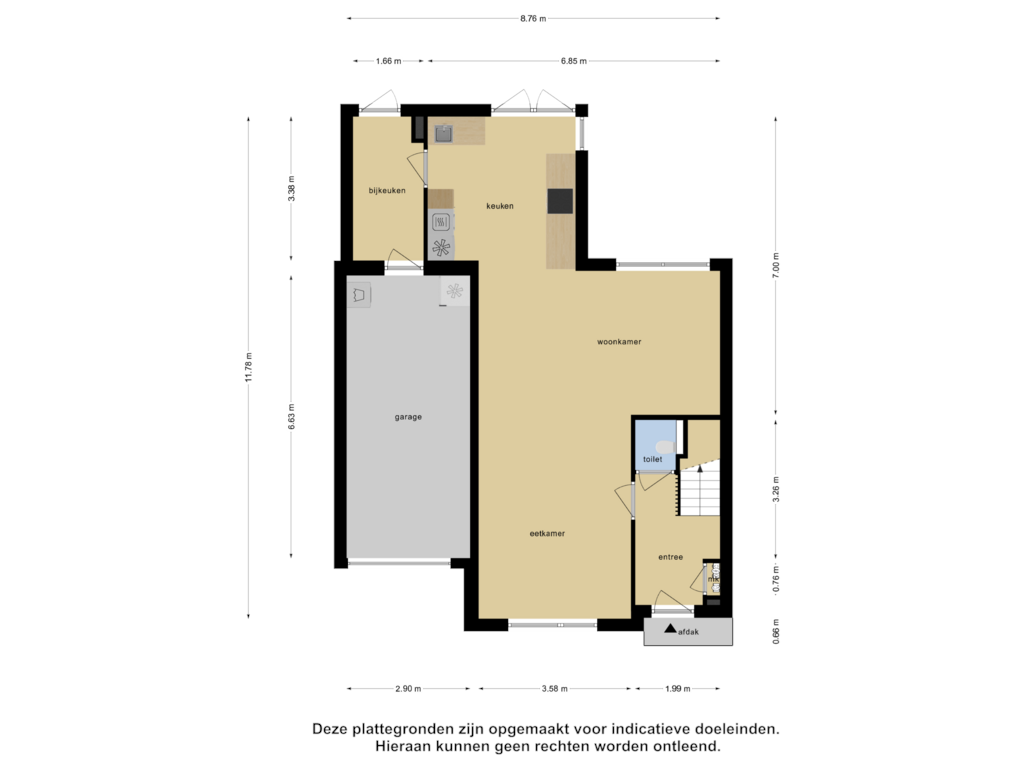 Bekijk plattegrond van Begane Grond van Henry Dunantstraat 4