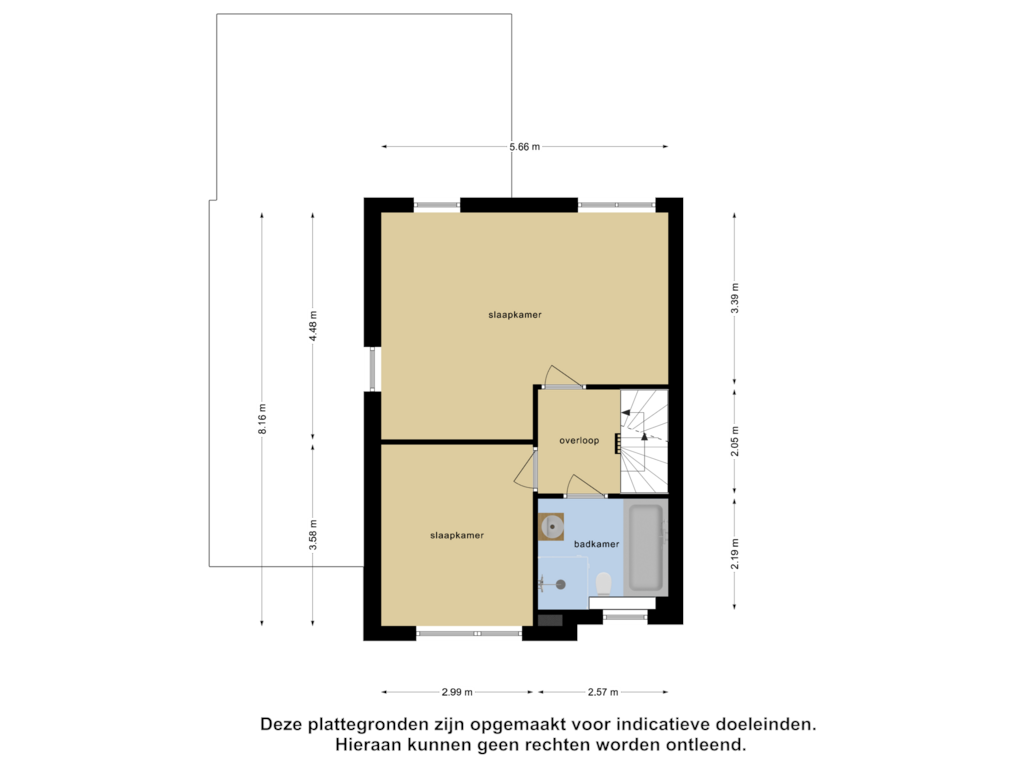 Bekijk plattegrond van Eerste Verdieping van Henry Dunantstraat 4