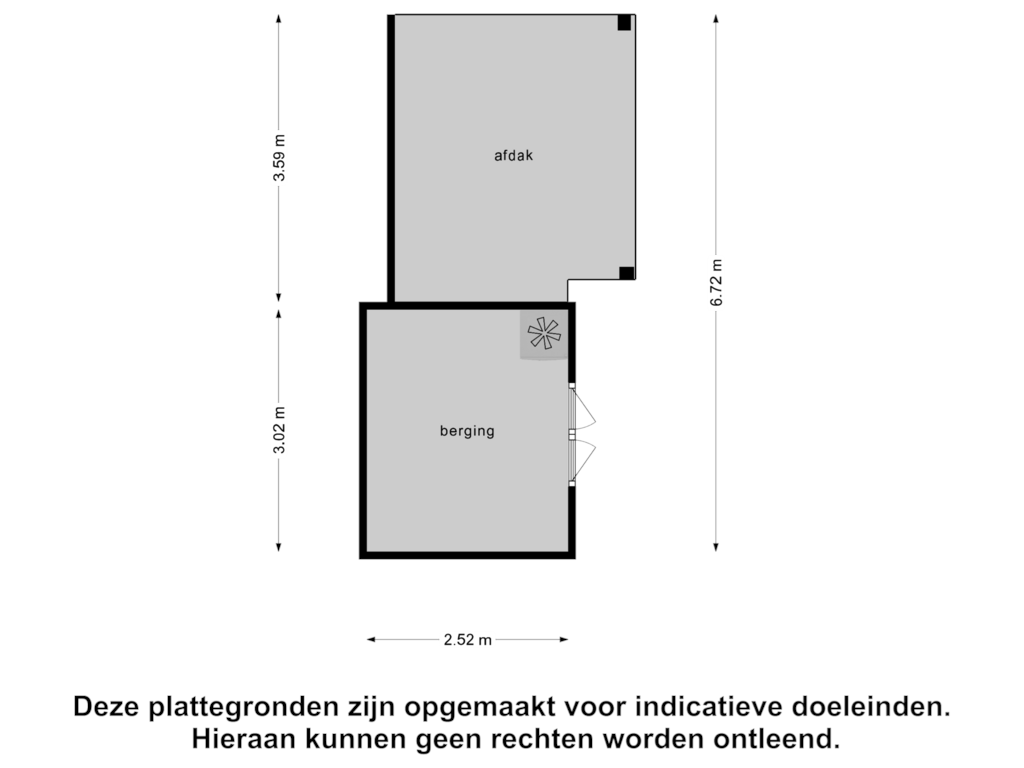 Bekijk plattegrond van Berging van Henry Dunantstraat 4