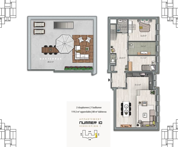 Foto 14 van Brouwenaarstraat 2-I