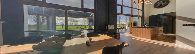 Bekijk 360° foto van Woonkamer van Vierhonderdpolderdijk 3-A