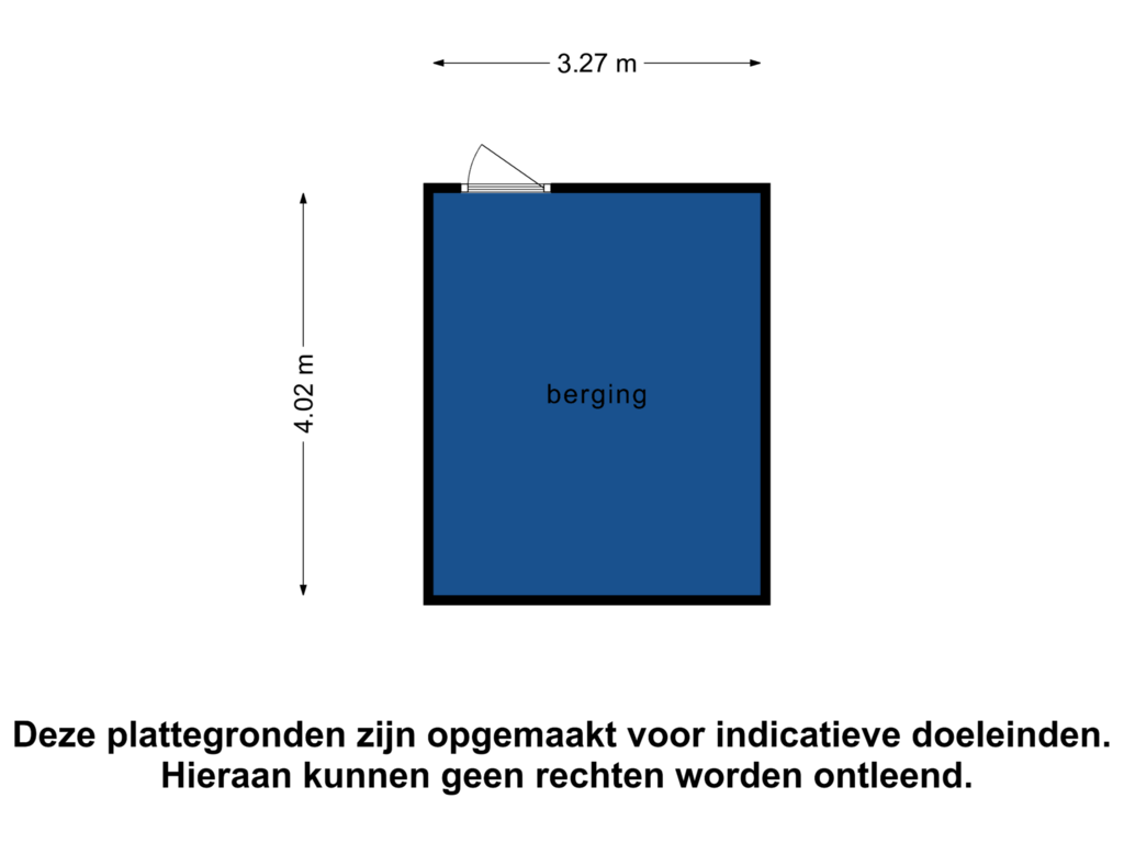 Bekijk plattegrond van Berging van Van der Haertstraat 66