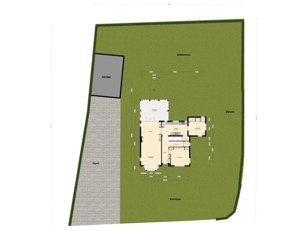 Bekijk plattegrond van perceel van Havenweg 2