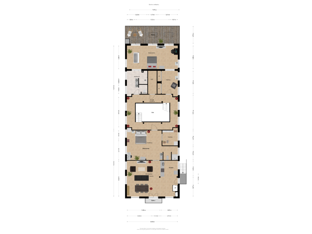 Bekijk plattegrond van Eerste verdieping van Pickéstraat 66