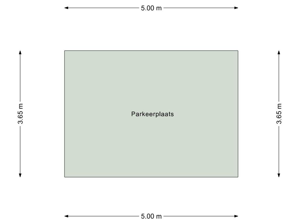 View floorplan of Parkeerplaats of Fred. Roeskestraat 92-A2