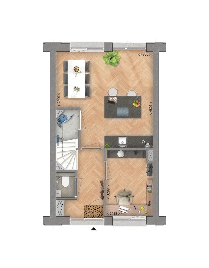 Foto 4 van Multi functionele 'Fabrieks'  woningen (Bouwnr. 18)