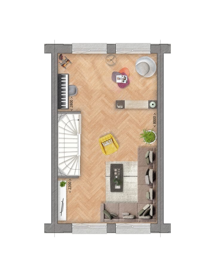 Foto 5 van Multi functionele 'Fabrieks'  woningen (Bouwnr. 18)