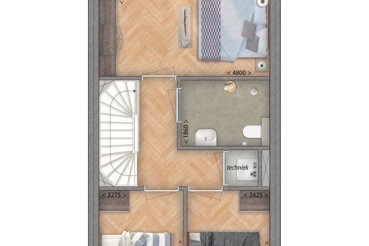 Foto 7 van Multi functionele 'Fabrieks'  woningen (Bouwnr. 18)