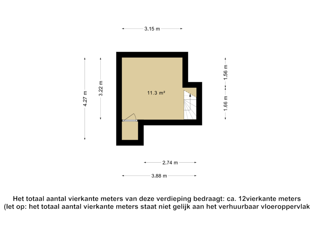 Bekijk plattegrond van BOG-Kelder1 van Frans van Waesberghestraat 5