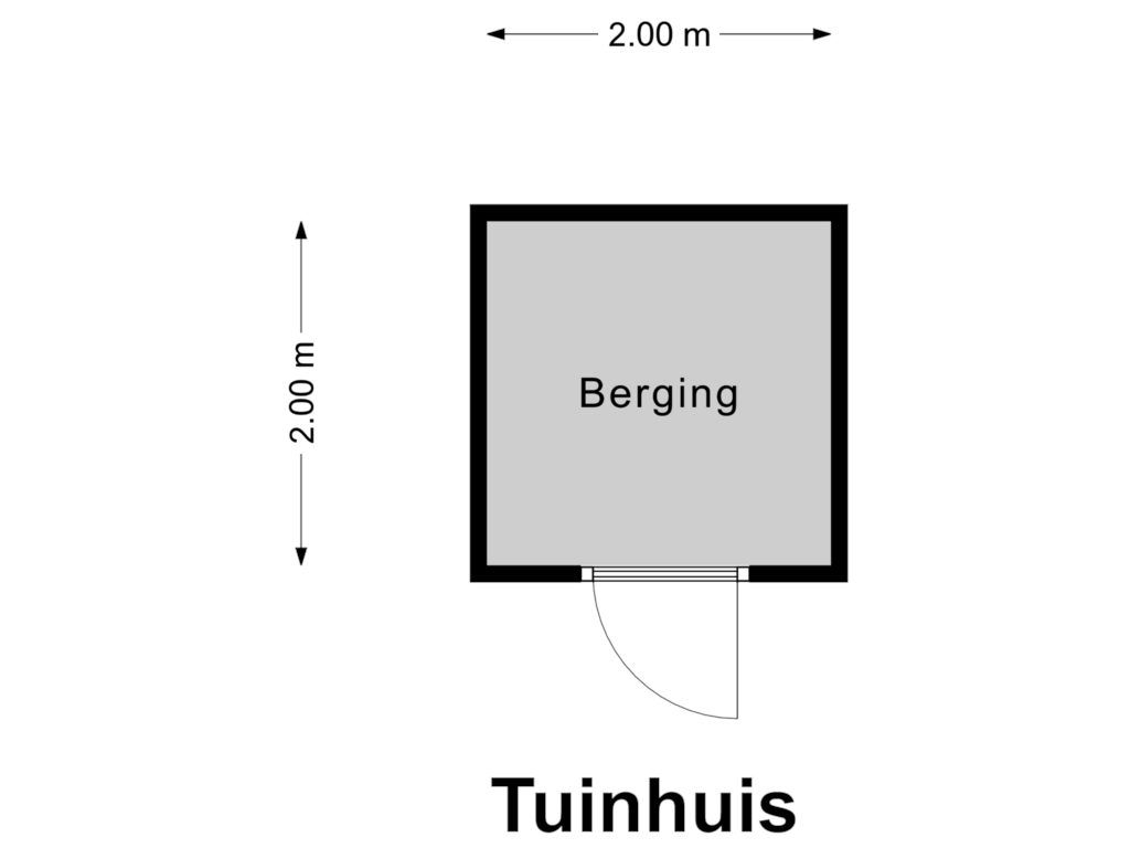 Bekijk plattegrond van Tuinhuis van De Peel 13-27