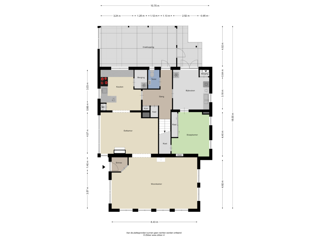 Bekijk plattegrond van Begane Grond van Hoofdweg 55