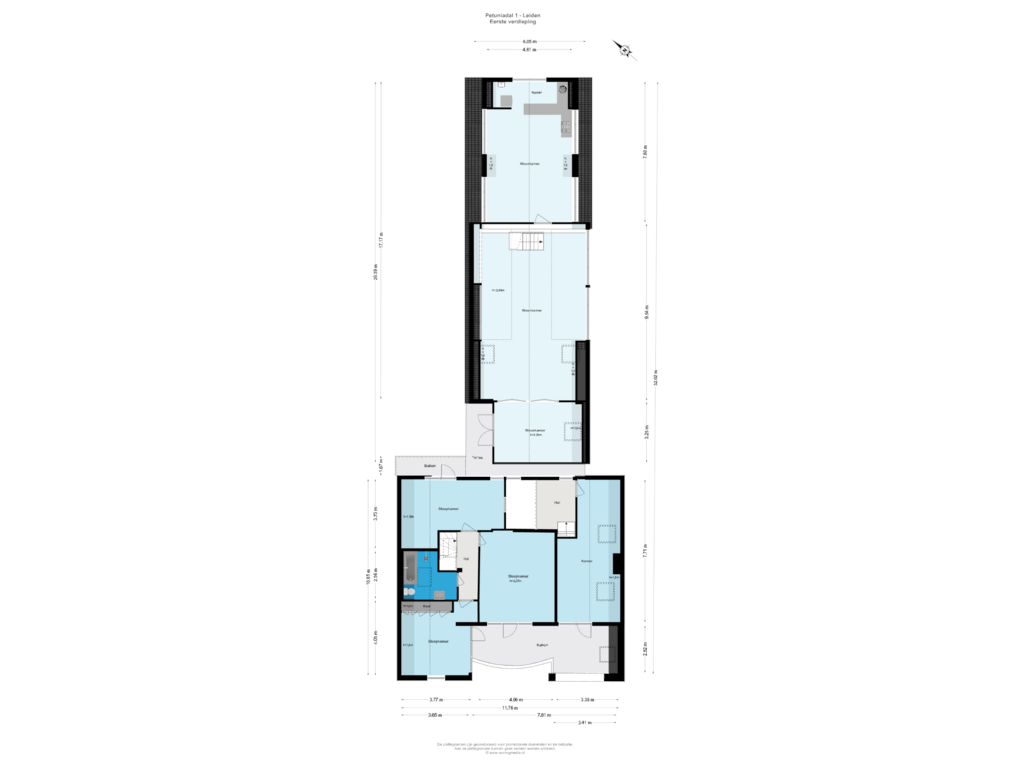 Bekijk plattegrond van Eerste verdieping van Den Ilp 99