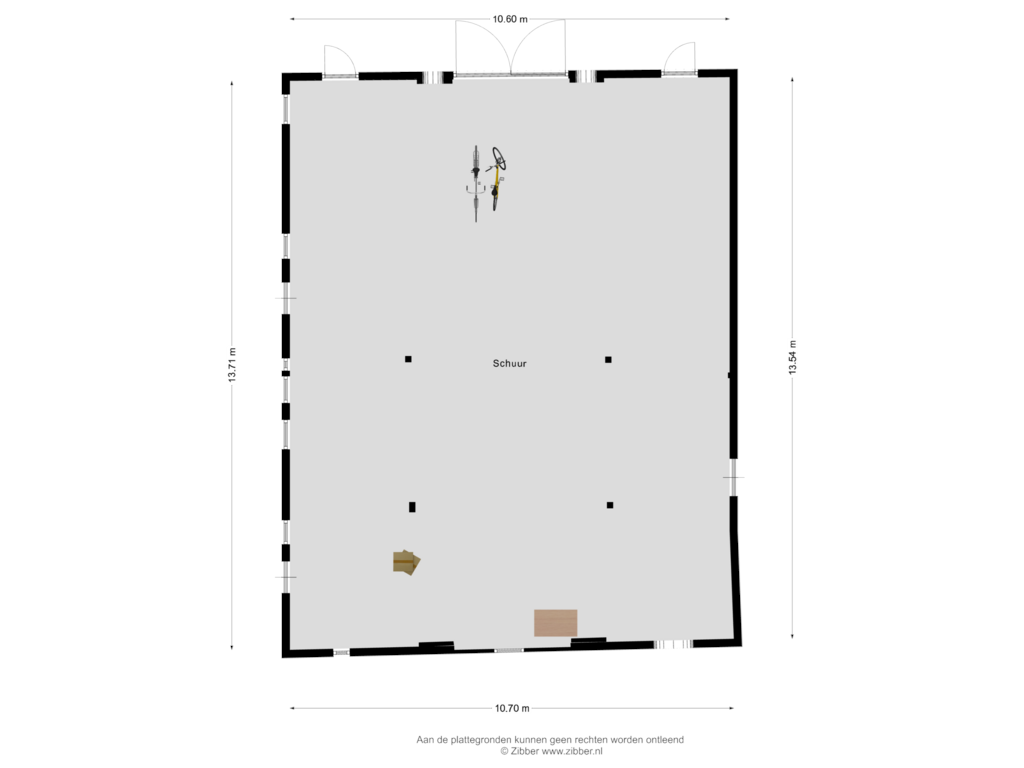 Bekijk plattegrond van Schuur van Waterdijk 7