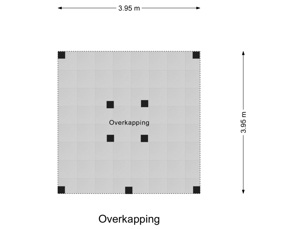 View floorplan of Overkapping of Tjalk 38