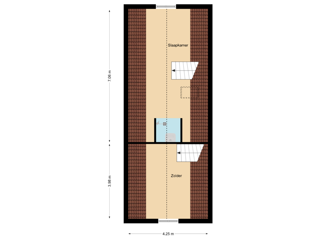 Bekijk plattegrond van Floor 4 van Lauriergracht 138-1