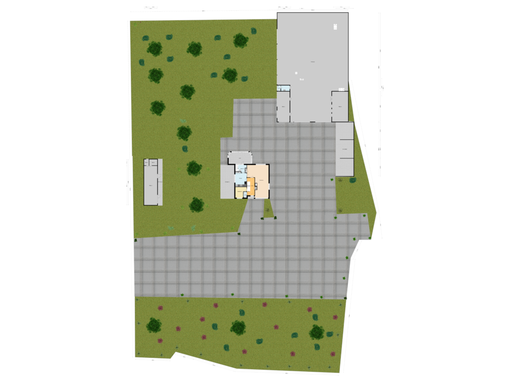 Bekijk plattegrond van Situatie van Oostvlietweg 51-A