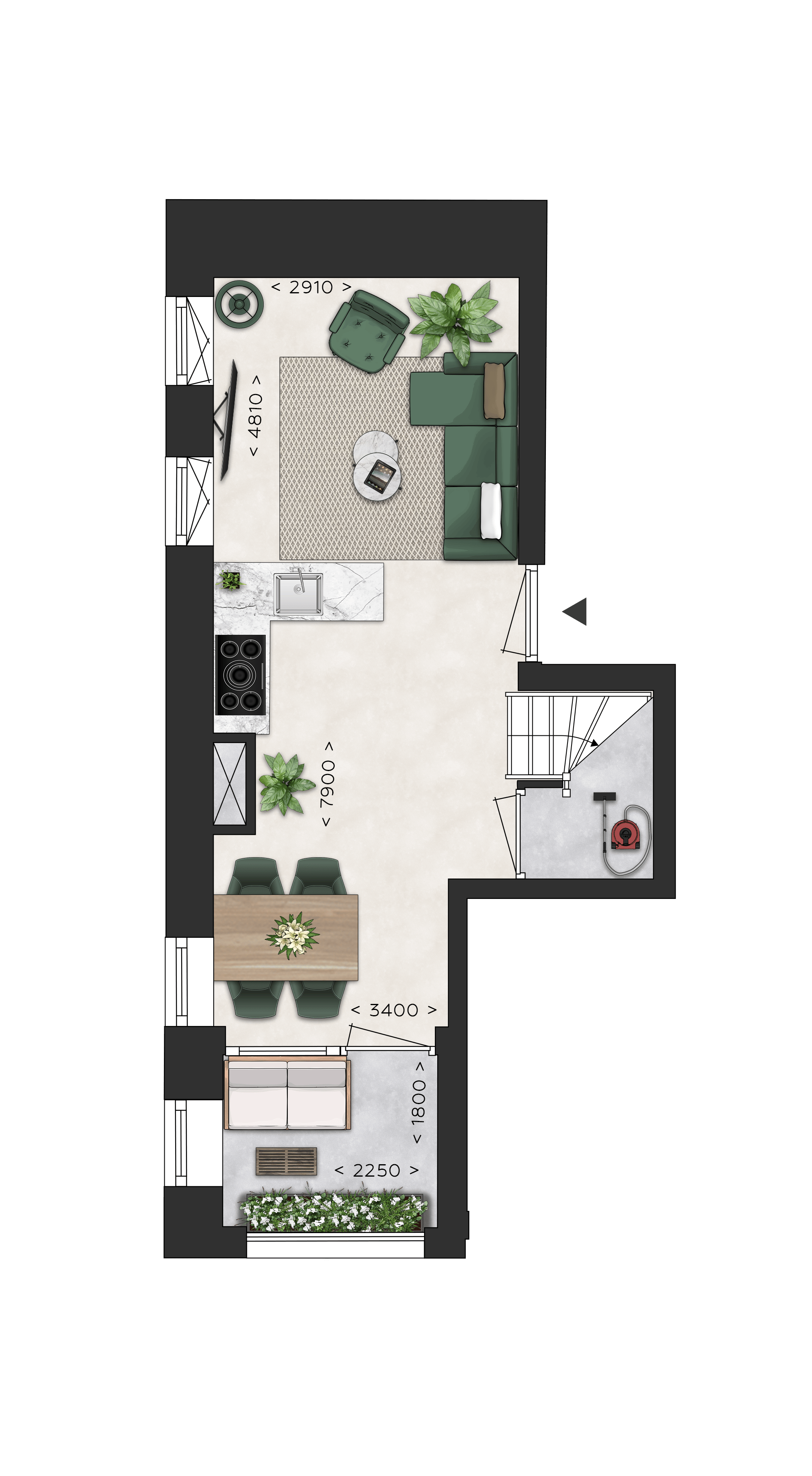 Foto 6 van Fietsznfabriek - De Drie Pakhuizen D07 (Bouwnr. 7)