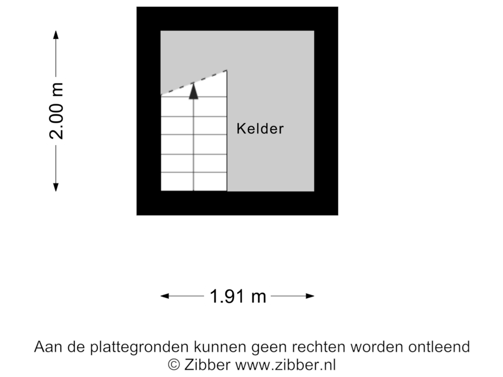 Bekijk plattegrond van Kelder van Bogaardstraat 8