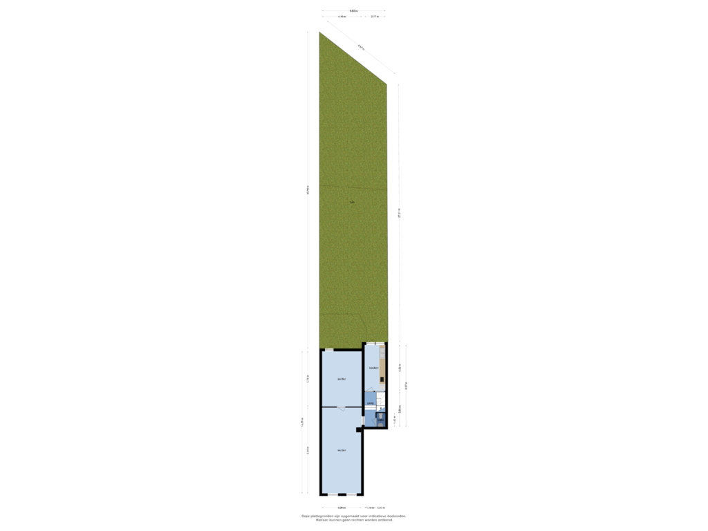 Bekijk plattegrond van Souterrain van Heemraadssingel 70