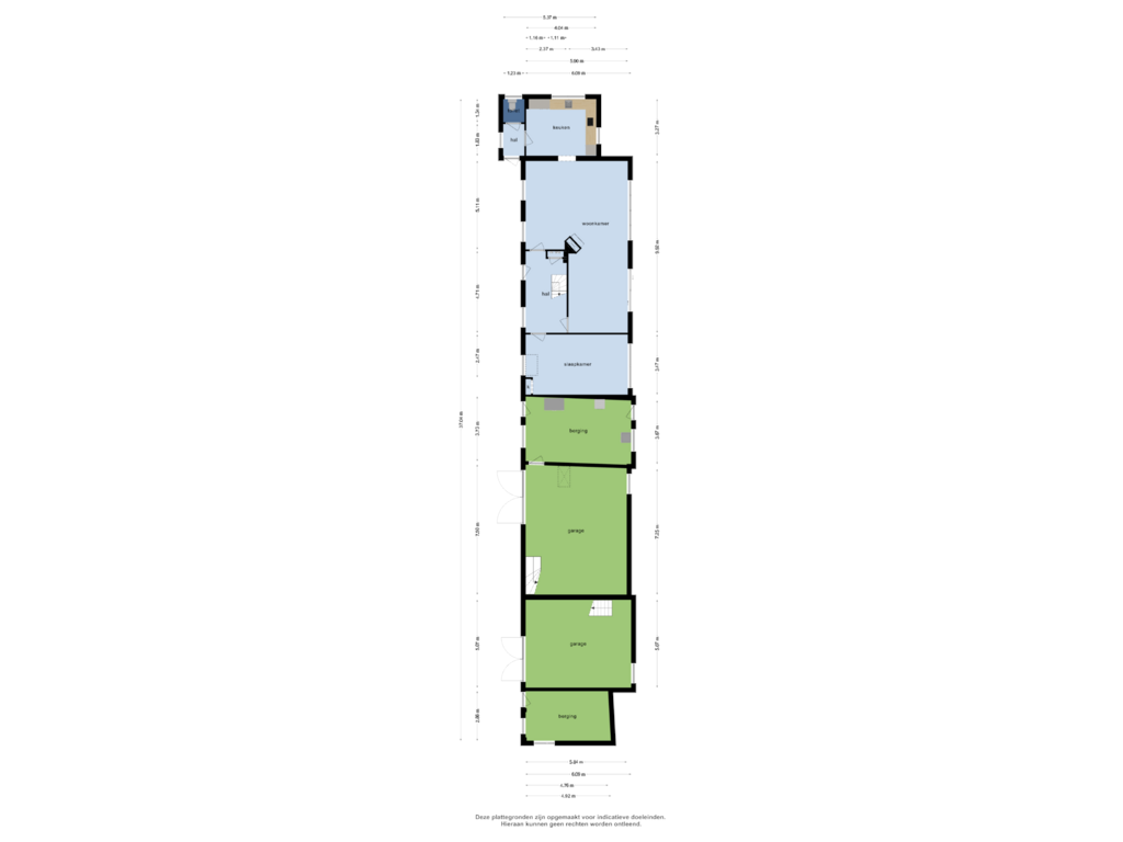 Bekijk plattegrond van Begane grond van St. Donaes 1